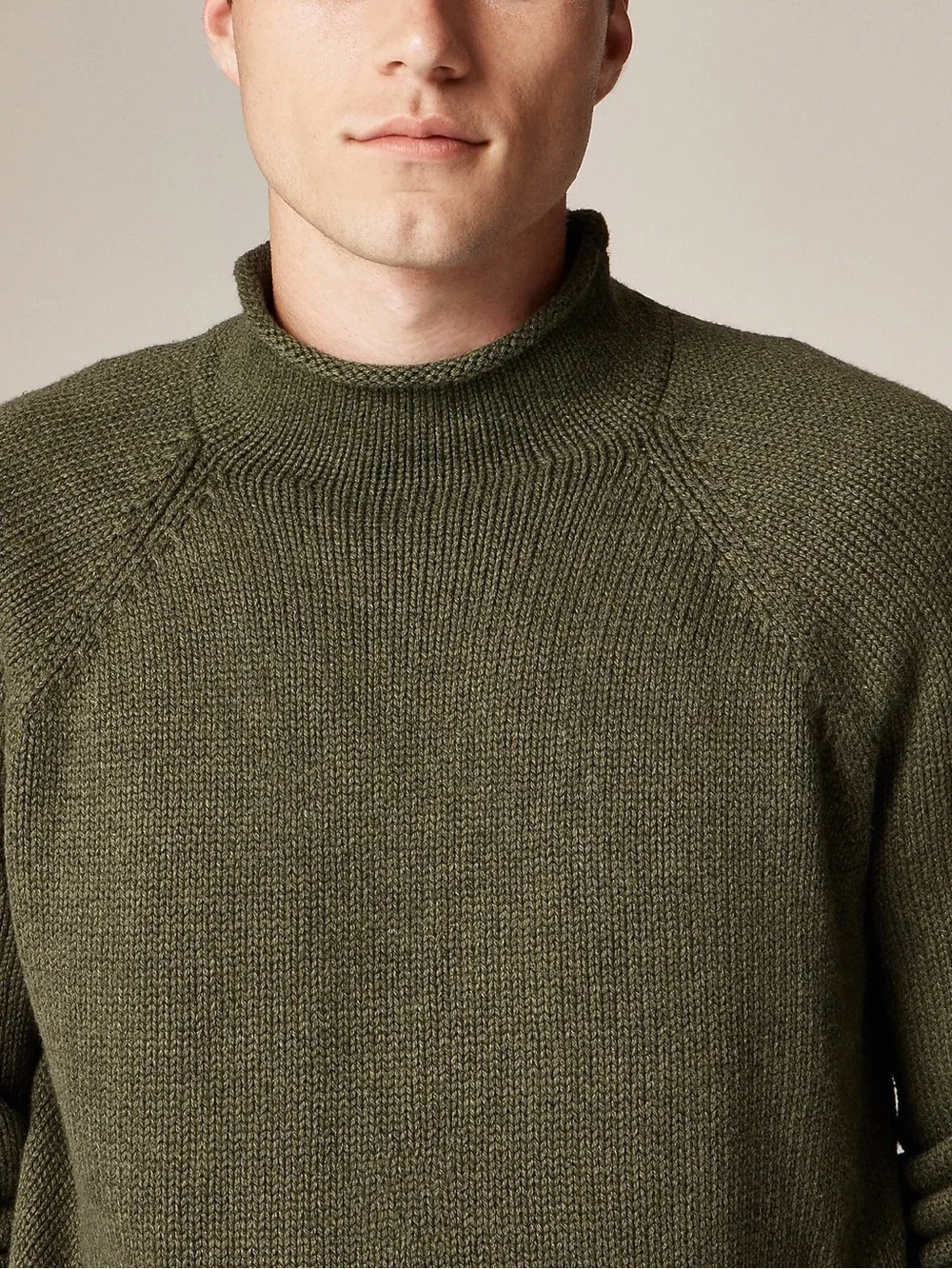 J.CREW 100% Wool Mockneck